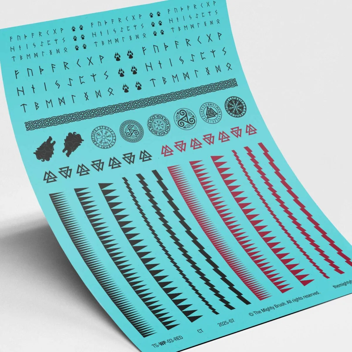 Wolf Pack Markings Waterslide Transfers Decals » The Mighty Brush