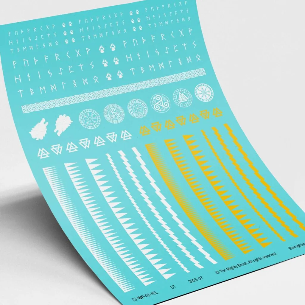 Wolf Pack Transfers Decals - Yellow