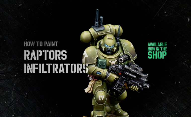 Raptors Infiltrator PDF painting guide now available