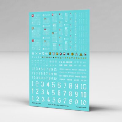 Imperial Gothic Details White Transfers Decals