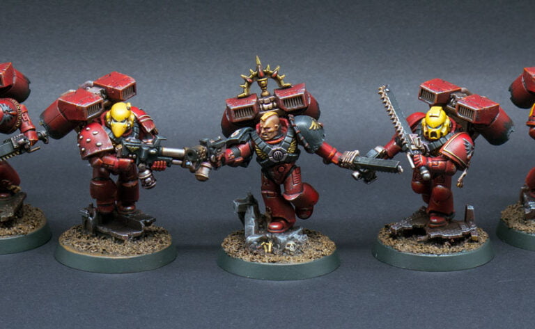Blood Angels Flamer Assault Squad