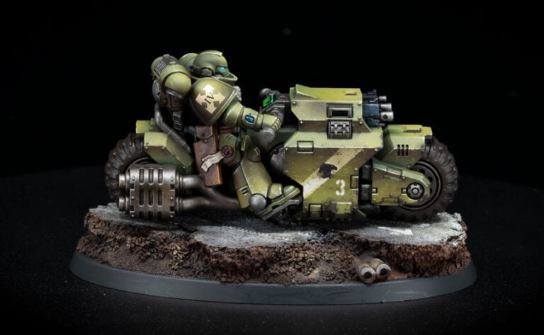 The Mighty Brush Raptors Primaris Outriders