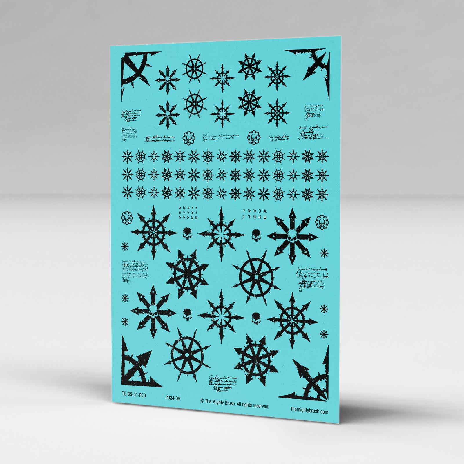 Chaotic Stars Waterslide Transfers Decals