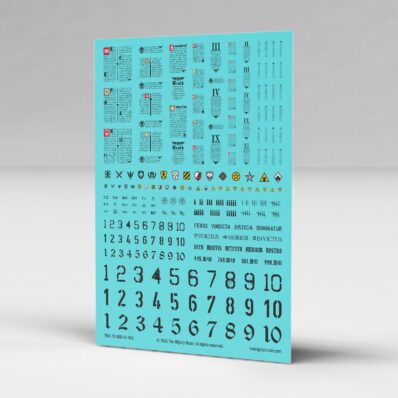 Imperial Gothic Details Black Transfers Decals