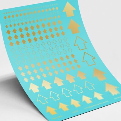 Troop Arrows Transfers Decals - Gold