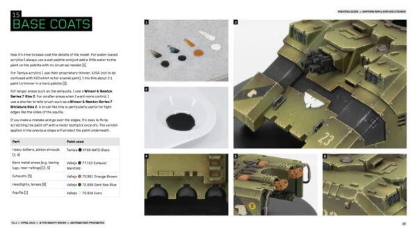 How to Paint Raptors vehicles PDF painting guide now available! » The ...