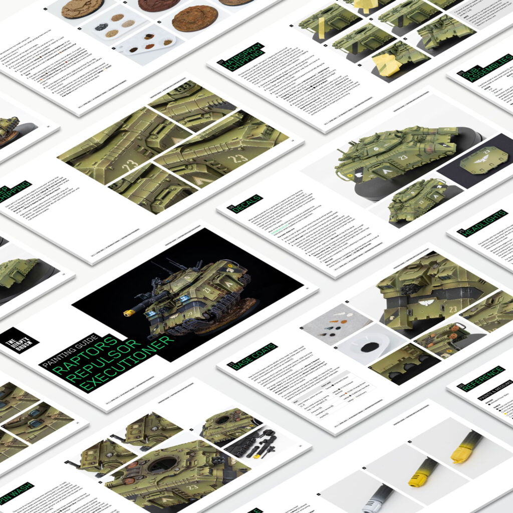 How to paint Raptors vehicles: Repulsor Executioner PDF Painting Guide