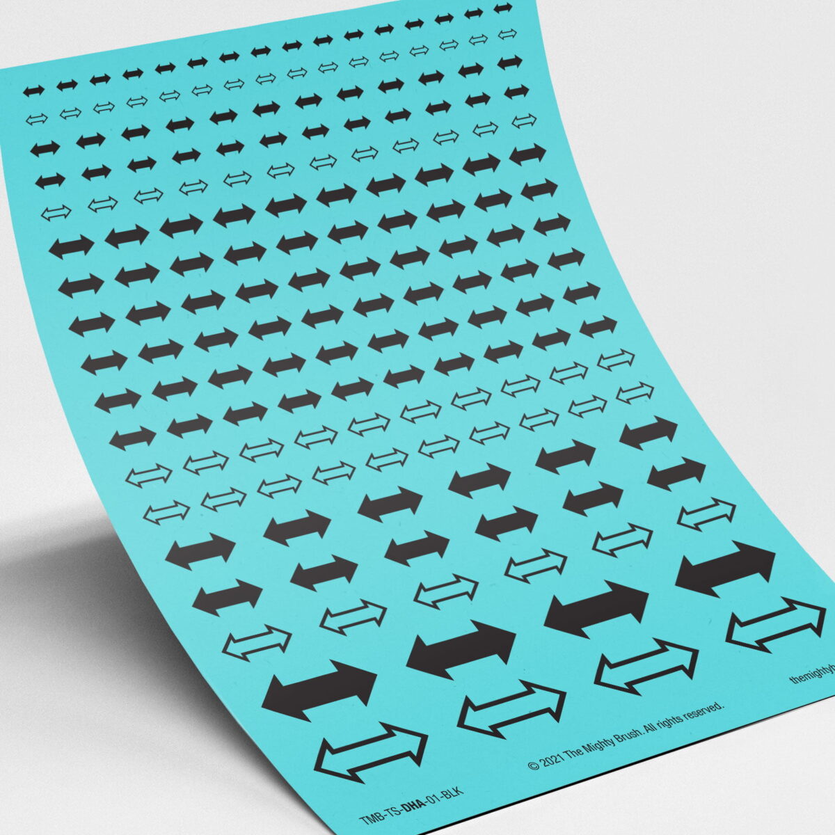 Tactical troops arrows unit marking transfers decals