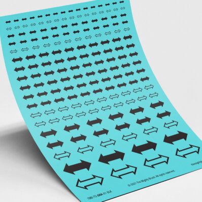 Tactical troops arrows unit marking transfers decals