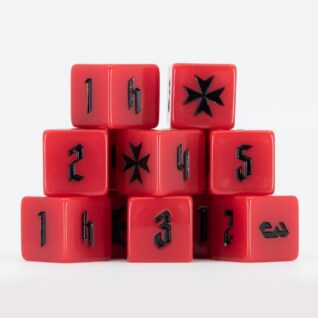 Red Templar Dice