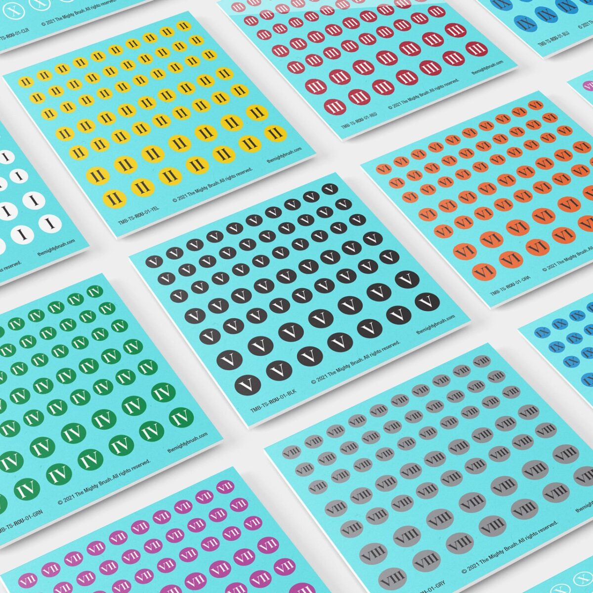 Company roundel transfers decals