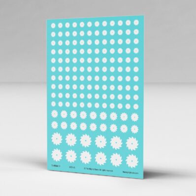 Buzzsaws waterslide transfers decals