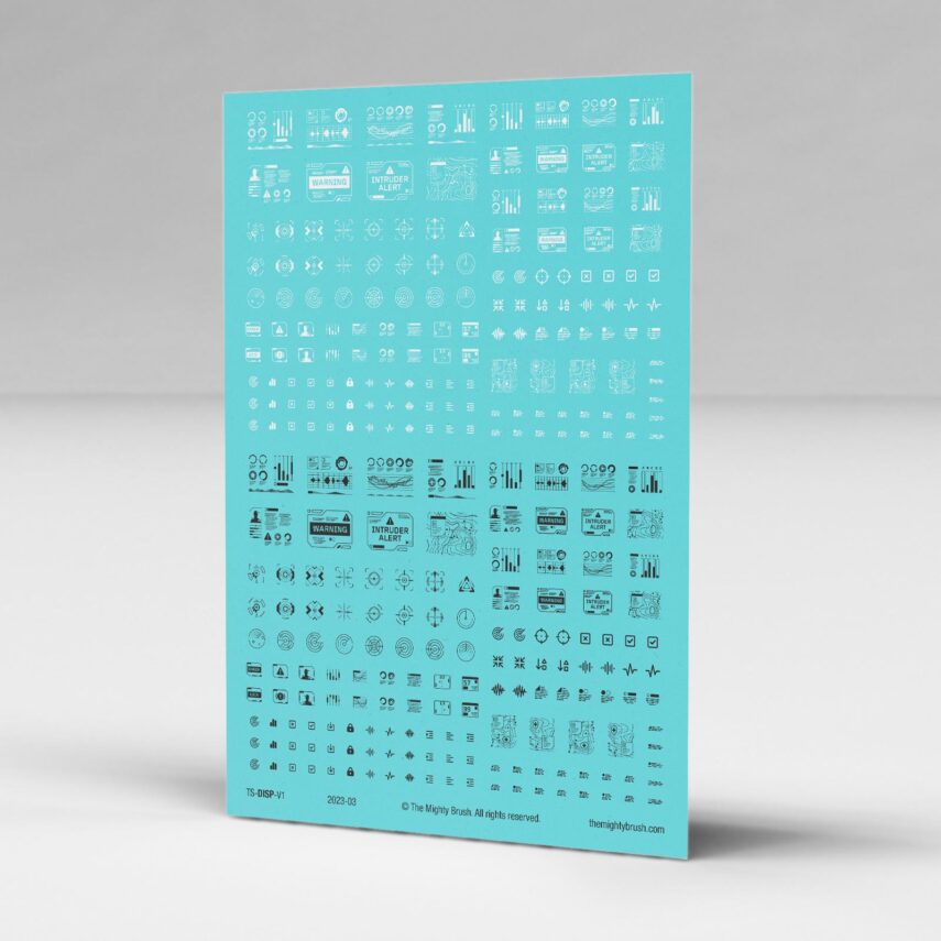 Transfer Displays Displays & Screens Waterslide Transfers Decals » The Mighty Brush