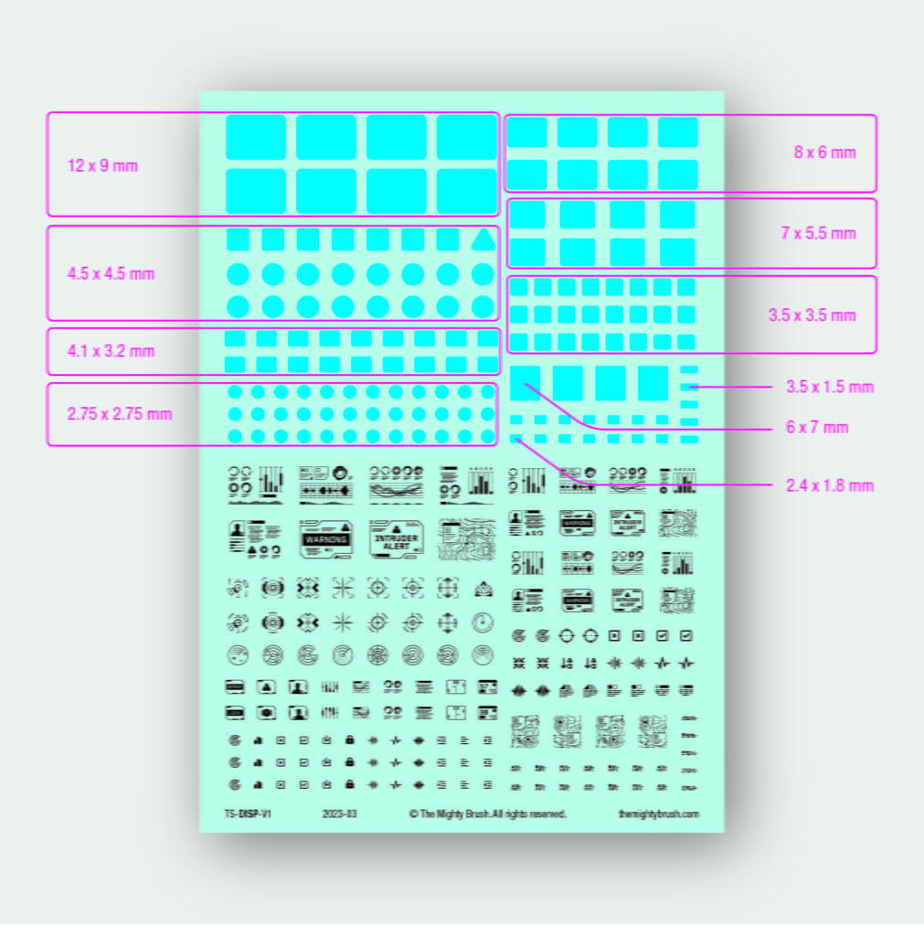 Transfer Displays Displays & Screens Waterslide Transfers Decals » The Mighty Brush