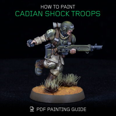 How To Paint Cadian Shock Troops Pdf Painting Guide 01