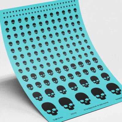 Skulls V2 waterslide transfers decals
