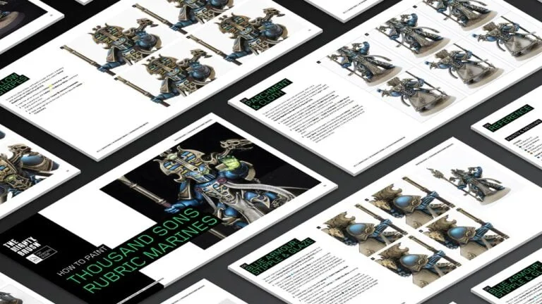 How to paint Thousand Sons Rubric Marines out now!