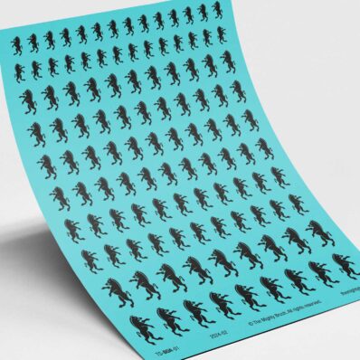 Heraldic Boar transfers decals