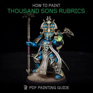 How To Paint Thousand Sons Rubric Marines Pdf Painting Guide 01