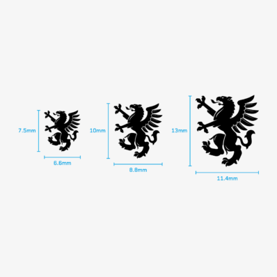 The Mighty Brush Heraldic Griffon2 01 Sizes