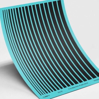 Stripes waterslide transfers decals