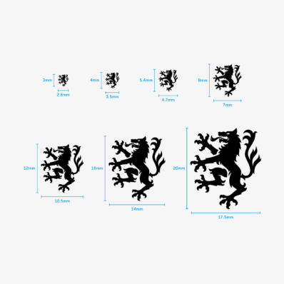 The Mighty Brush Heraldic Wolf1 01 Sizes
