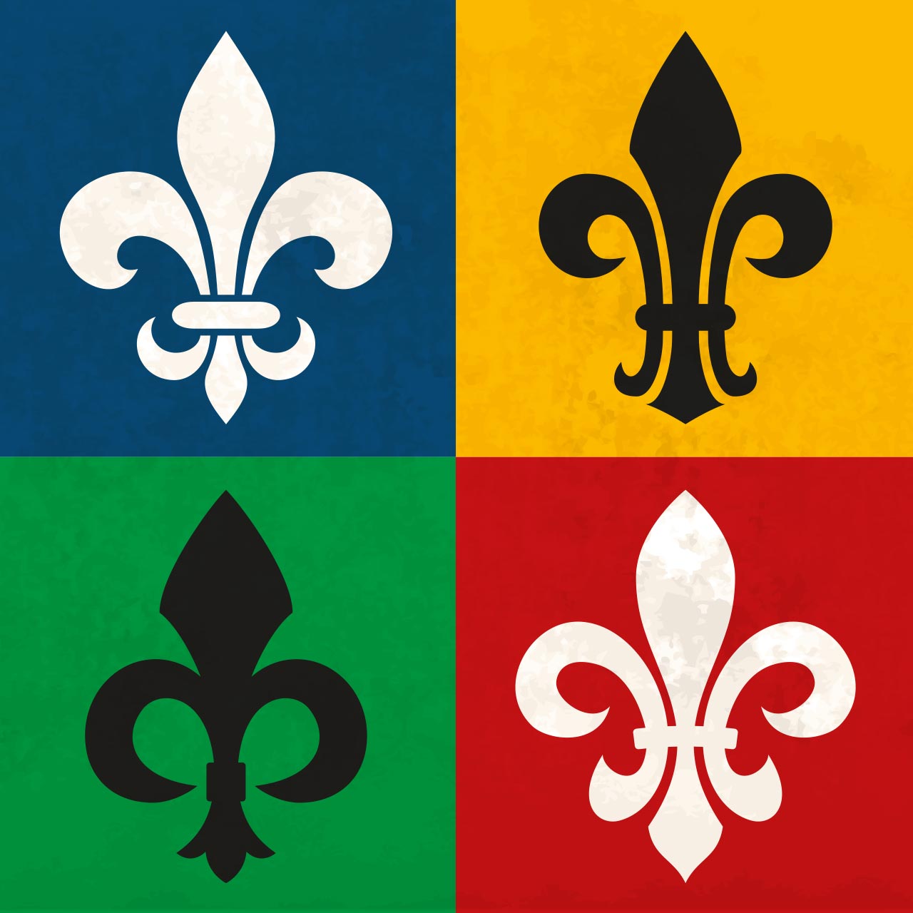 Fleur de Lis transfers decals