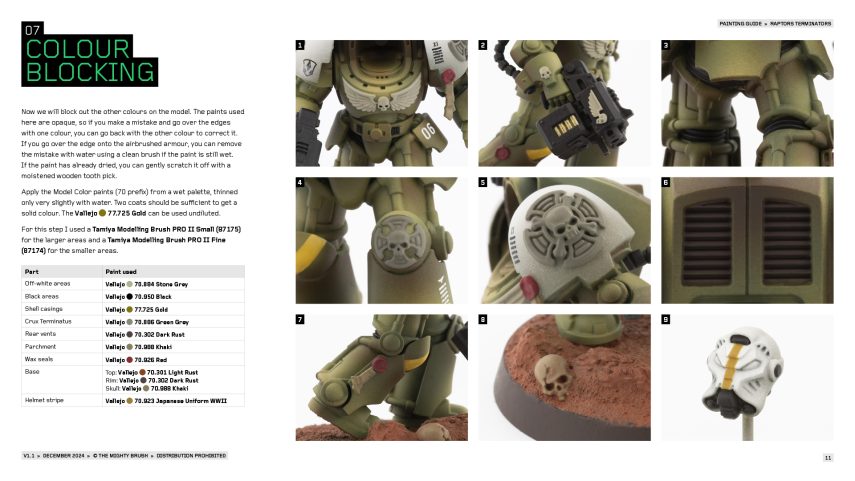 How to paint Raptors Terminators out now! » The Mighty Brush