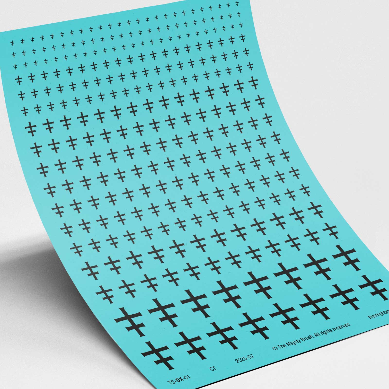 the-mighty-brush-double-crucifix-waterslide-transfers-decals-01-black-closeup The Mighty Brush Double Crucifix Waterslide Transfers Decals - Black