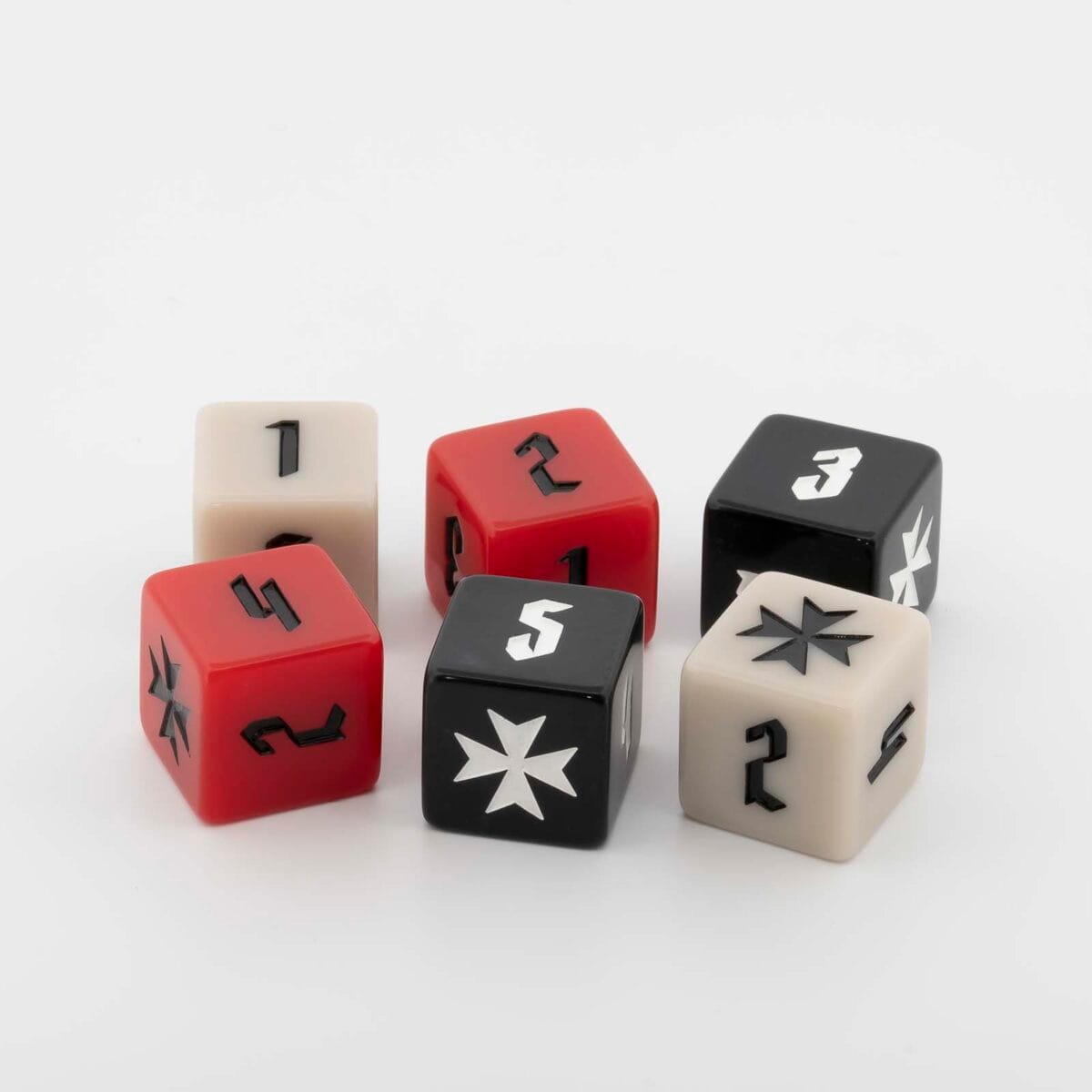 Mighty Brush Maltese Cross Dice