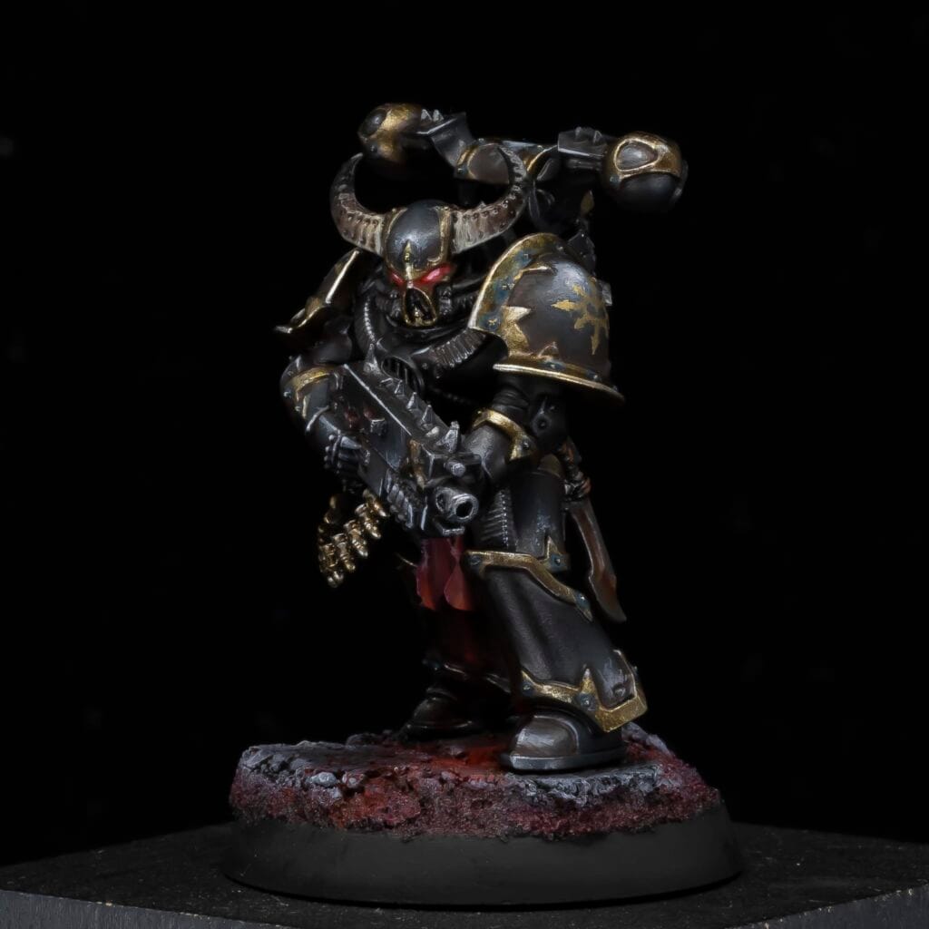 The Mighty Brush Black Legion Chaos Space Marine