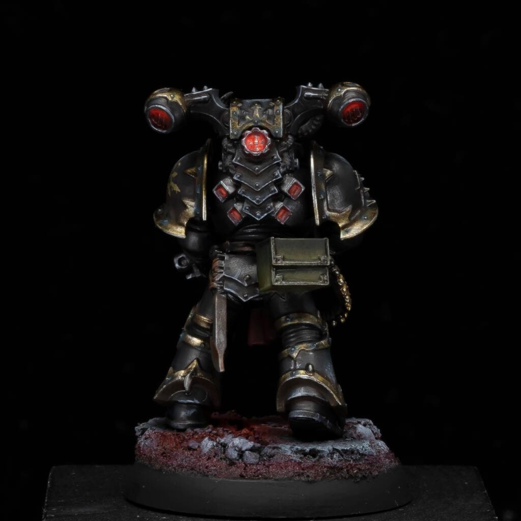 The Mighty Brush Black Legion Chaos Space Marine