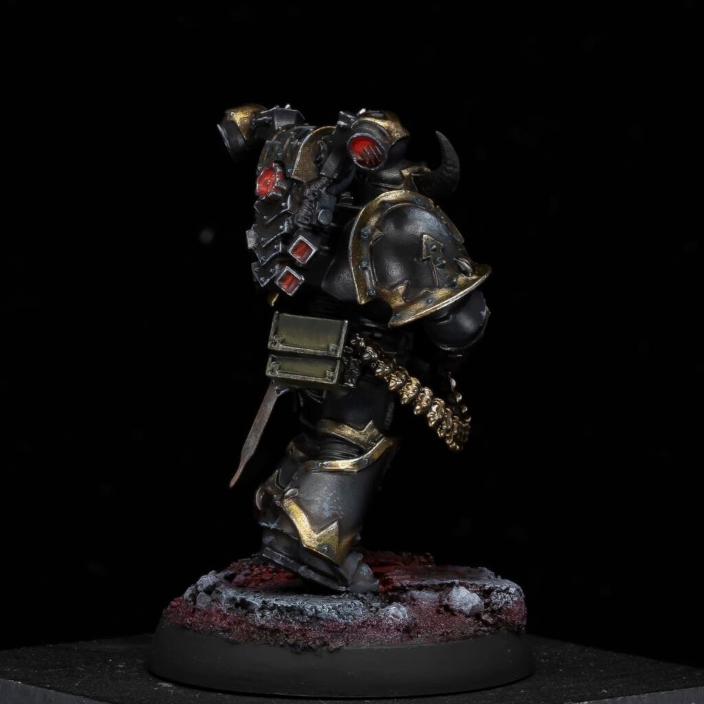 The Mighty Brush Black Legion Chaos Space Marine