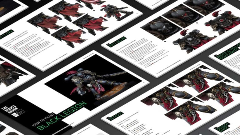 How to paint Black Legion Chaos Space Marines out now!